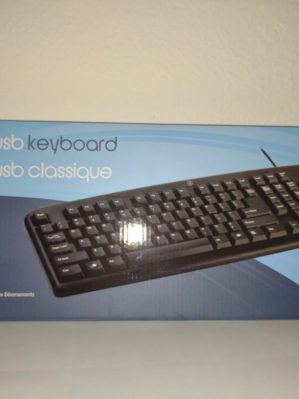 Wired USB Keyboard - Black NEW